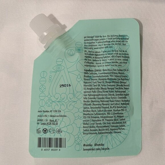 NWT Amika Hair The Kure Strength Repair Trial SET (Shampoo, Conditioner, Mask) - Picture 5 of 10